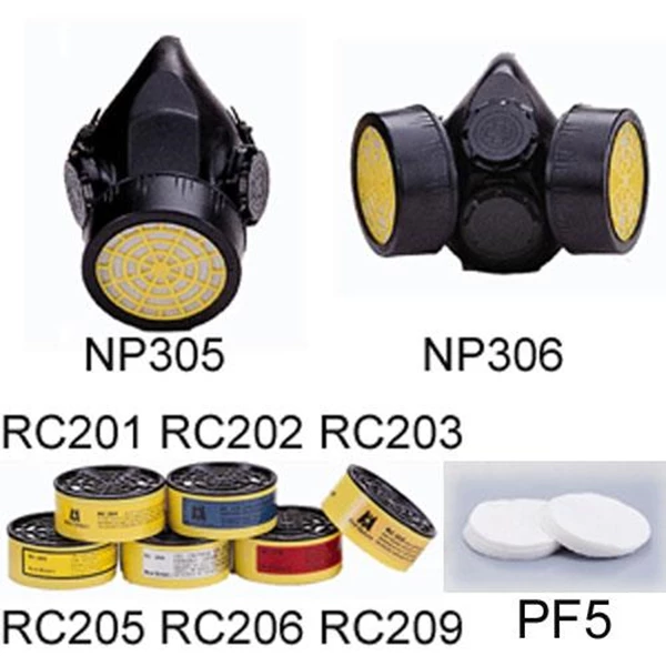 Masker Pernapasan Series NP305 & NP306 + Cartrigde 