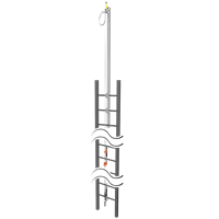 Vertical Lifeline With Ladder Extension KAYA SAFETY K-2030 A