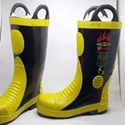 Sepatu Safety Fire Boots Pemadam Kebakaran HAIDAR 1