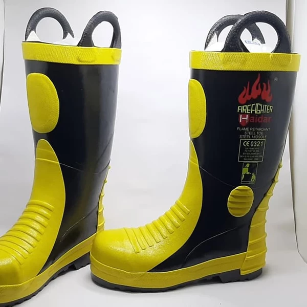 Sepatu Safety Fire Boots Pemadam Kebakaran HAIDAR