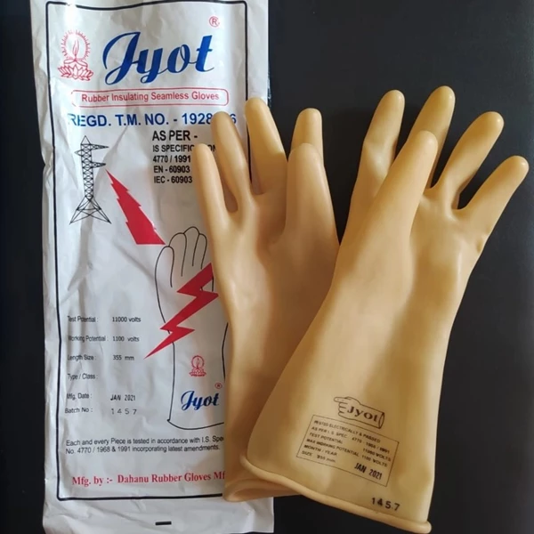 Insulating Gloves Sarung Tangan Listrik 5 kv 5000 Volt